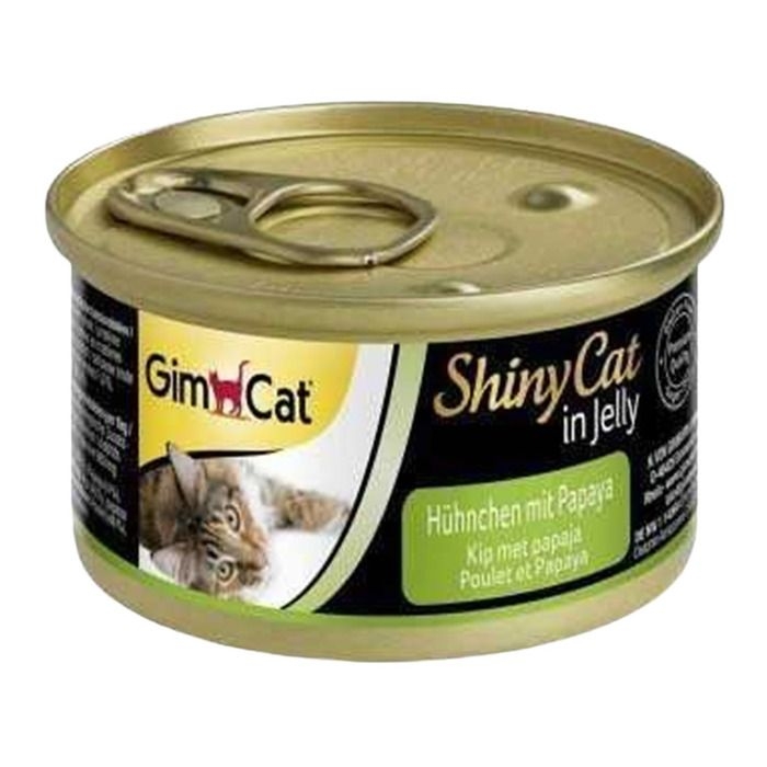 ShinyCat%20Tavuk%20ve%20Papayalı%20Kedi%20Konservesi%2070%20Gr