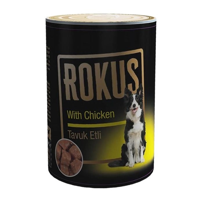 Rokus%20Köpek%20Tavuk%20Etli%20Konserve%20410%20gr