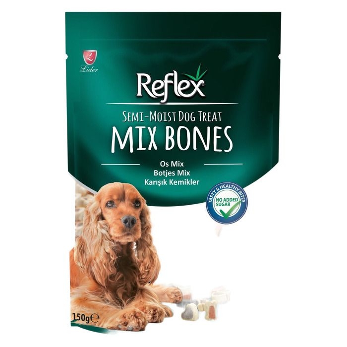 Reflex%20Semi-Moist%20Köpek%20Ödülü%20Mix%20Bones%20150%20Gr