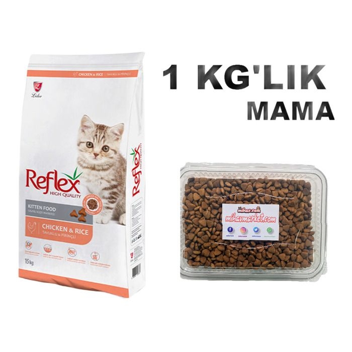 Reflex%20Tavuklu%20Yetişkin%20Kedi%20Maması%20(Açık%20Paket)%201kg