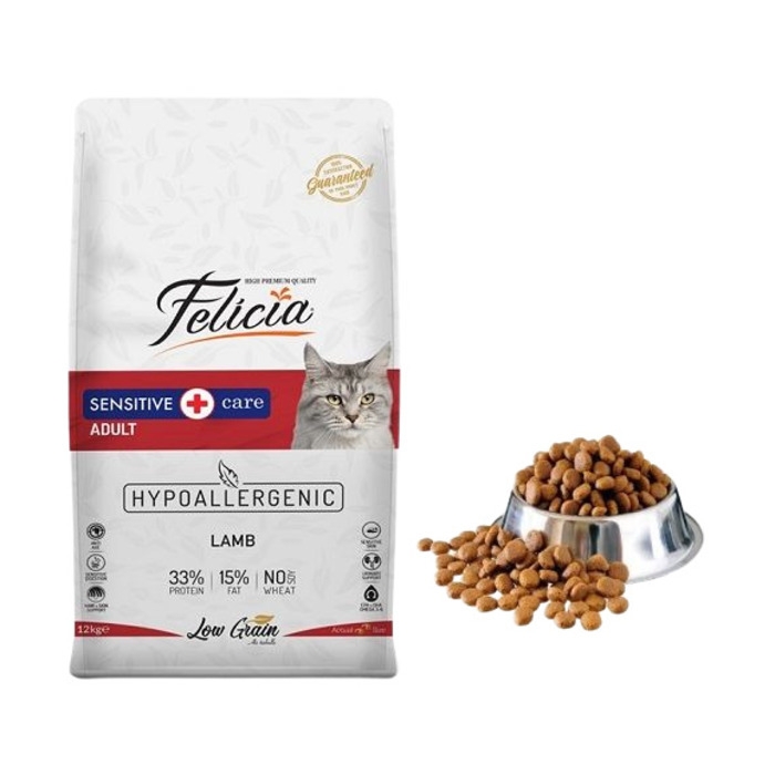 Açık%20Felicia%20Düşük%20Tahıllı%20Kuzu%20Etli%20Yetişkin%20Kedi%20Maması