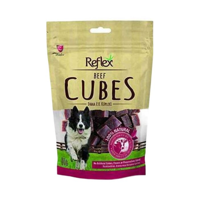 Reflex%20Beef%20Cube%20Biftekli%20Küp%20Köpek%20Ödülü%2080%20Gr