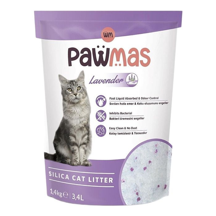 Pawmas%20Silika%20Lavantalı%20Kedi%20Kumu%203.4%20Lt