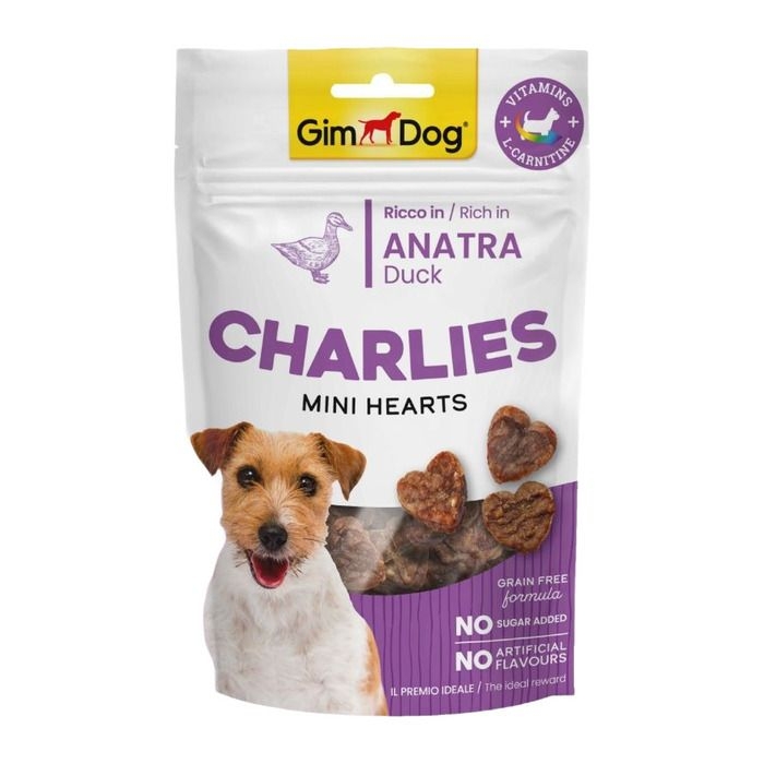 Charlies%20Mini%20Hearts%20Ördekli%20Köpek%20Ödülü%2070%20Gr