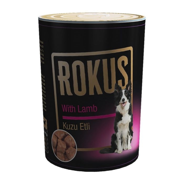 Rokus%20Kuzu%20Etli%20Köpek%20Konservesi%20410%20Gr