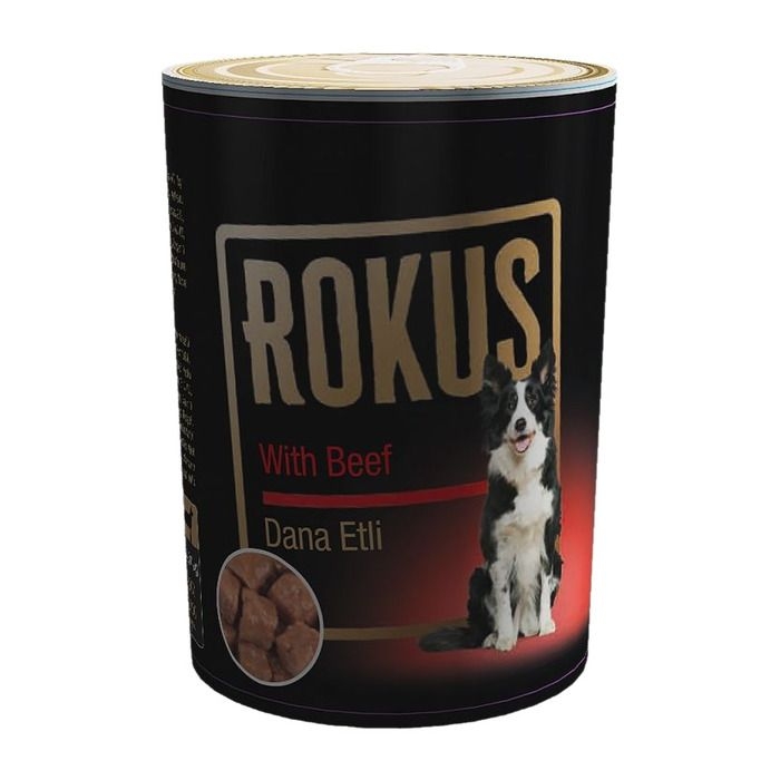 Rokus%20Dana%20Etli%20Köpek%20Konservesi%20410%20Gr