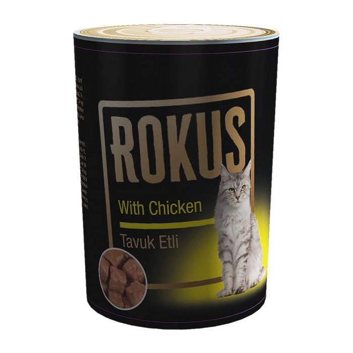 Rokus%20Tavuklu%20Kedi%20Konservesi%20410%20Gr