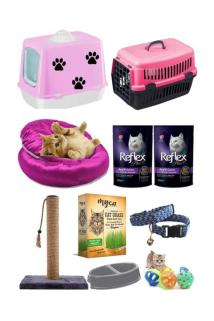 Kedi Tuvalet Seti Ve Ihtiyaçları 10’lu Paket
