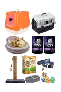 Kedi Tuvalet Seti Ve Ihtiyaçları 10lu Paket