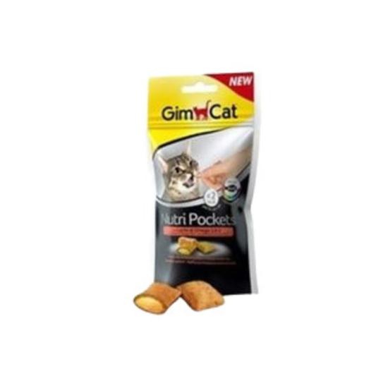 Nutri Pockets 60 Grsomon Balıklı Omega 3-6 Kedi Ödül Maması