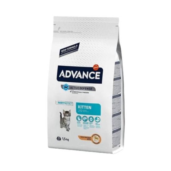 Advance Kuru Kedi Maması, Yavru Kedi Maması, Tavuklu, 1.5 Kg