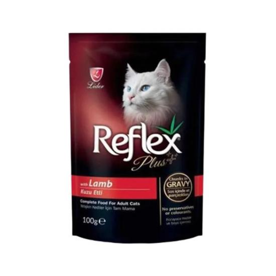 Reflex Plus Kuzu Etli Pounch Kedi Konservesi 100 Gr