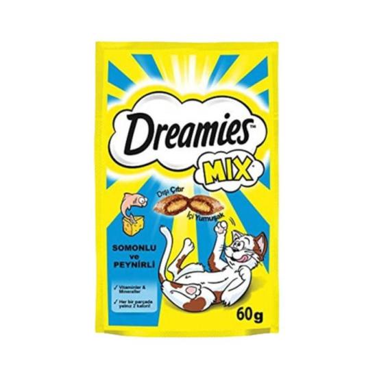 Dreamies Mix Kedi Maması Somon&Peynir (60