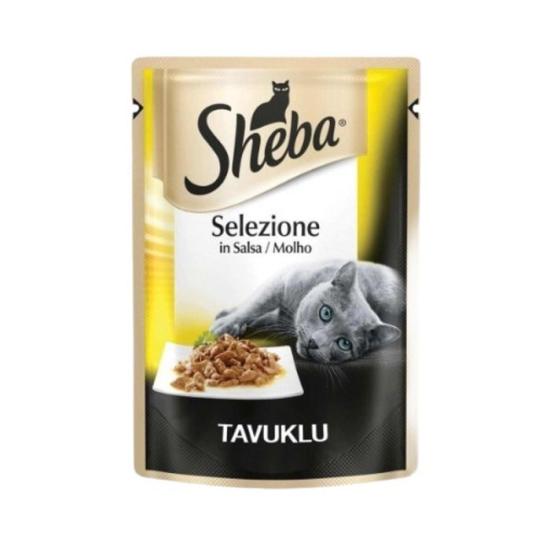 Sheba Pouch Tavuklu Yetişkin Kedi Konservesi (85 g)