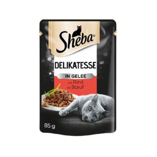 Sheba Sığır Etli Yaş Kedi Maması (85 g)