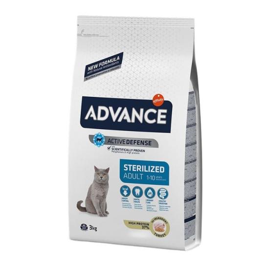 Advance Cat Sterılızed Turkey 3 Kg