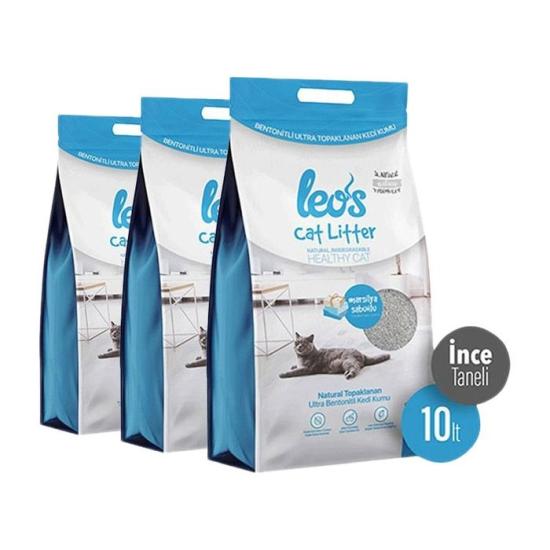 10 L Cat Litter Doğal Benotit Kedi Kumu x 3