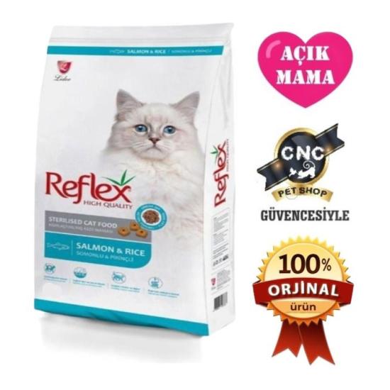 Reflex Sterilised Somonlu Kısırlaştırılmış Kedi Maması 500 Gr Açı