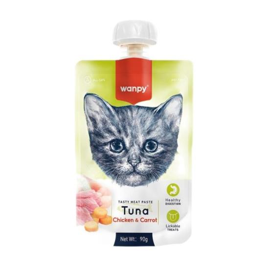 Wanpy Taze Ton Balıklı&Tavuklu Kedi Et Ezmesi 90 gr