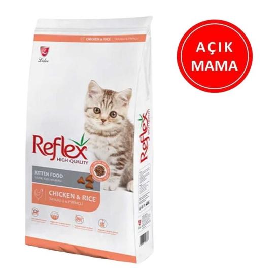 Reflex Kitten Tavuklu Yavru Kedi Maması 1 kg AÇIK