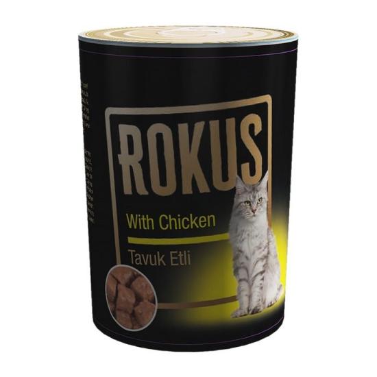 Rokus Tavuklu Kedi Konservesi 410 Gr