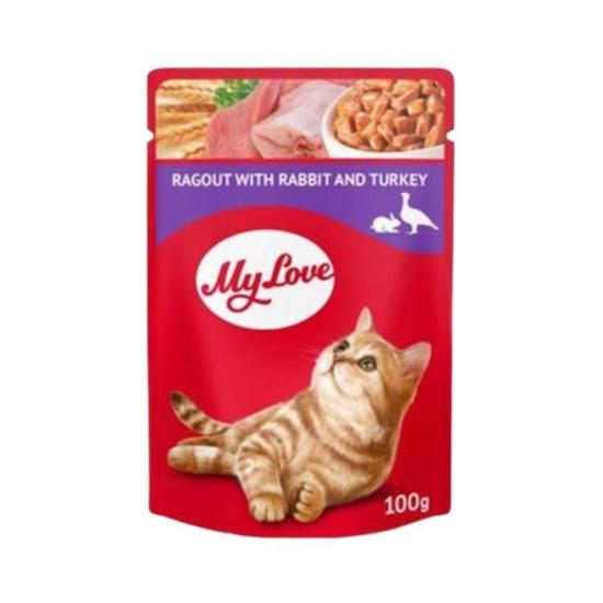 Pouch Soslu Hindi Etli Yetişkin Yaş Kedi Maması 100 Gr