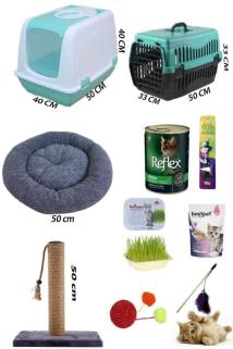 Kedi Tuvalet Seti Ve Ihtiyaçları 10’lu Paket