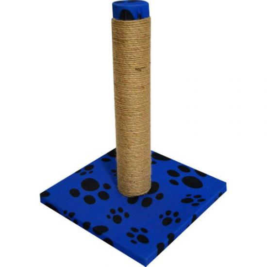 Bio Sand Pati Desenli Kedi Tırmalama Tahtası Mavi 40 cm